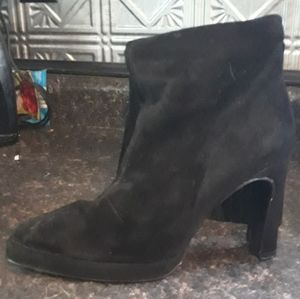 Black knee high boots